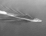 USS Barbero underway, circa late 1940s