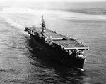 Belleau Wood entering Pearl Harbor, Hawaii, 22 Dec 1943