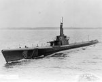 USS Cabrilla running trials, Jun 1943
