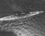 Aerial photograph of USS Canberra, 1967-1968