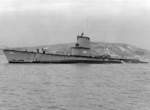 USS Carbonero off Mare Island Naval Shipyard, California, United States, 14 Feb 1952, photo 2 of 2; note Regulus missile launcher