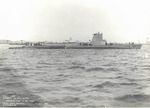 Submarine Gür off Philadelphia Naval Shipyard, Pennsylvania, United States, 3 Sep 1954, photo 2 of 4