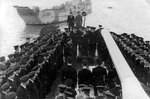 Ceremony aboard Polish light cruiser Conrad, 1944