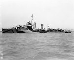 Drayton underway off the Mare Island Navy Yard, California, United States, 28 Jun 1944, photo 1 of 5
