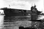 USS Enterprise at Ford Island, Pearl Harbor, US Territory of Hawaii, 1942