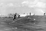 USS Essex struck by Lt. Yoshinori Yamaguchi