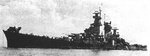 Port bow view of large cruiser USS Guam, circa late 1944