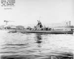 USS Gunnel at Mare Island Naval Shipyard, Vallejo, California, United States, 31 Oct 1943