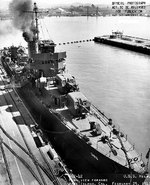 Plan view, forward, of destroyer Helm, Mare Island Navy Yard, California, United States, 25 Feb 1942
