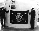 Indianapolis bearing the Presidential emblem, late Nov 1936, photo 1 of 2