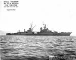 Indianapolis off the Mare Island Navy Yard, California, 9 Dec 1944, photo 2 of 2