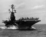 USS Intrepid in the South China Sea, 13 Sep 1966
