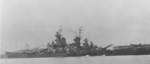 USS Iowa departing San Francisco Naval Shipyard, California, United States, circa 19 Mar 1945
