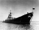 USS Iowa off Bayonne, New Jersey, United States, 29 Mar 1943