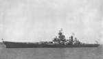USS Iowa off Bayonne, New Jersey, United States, 4 Apr 1943