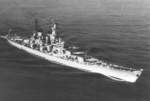USS Iowa underway, circa Oct-Nov 1952