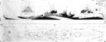 Drawing of Measure 32 Design 7A for Iowa-class battleships, 19 Jan 1944, page 2 of 2 (port-side view)