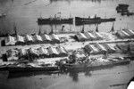 Jean Bart viewed from an aircraft of USS Ranger, Casablanca, French Morocco, 8 Nov 1942, photo 3 of 3