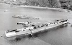 Incomplete Unryu-class carrier Kasagi, Sasebo Bay, Japan, 2 Nov 1945