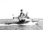 Light cruiser Kirov, 1940; note G-5-class torpedo boat in foreground