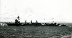 Light cruiser Kiso in the Aleutian Islands, 1942; note Arctic camouflage