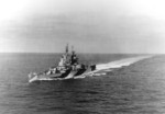 USS Miami underway, 27 Apr 1944