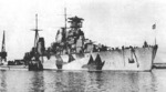 Light cruiser Molotov in port, Dec 1942