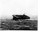 Monterey foundered during a typhoon in Dec 1944