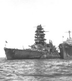 Battleship Nagato at Bikini Atoll, Jul 1946