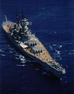 Battleship New Jersey underway for Pearl Harbor, Hawaii, United States, 9 Sep 1968