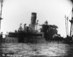 A Japanese ship sinking, seen from USS Seawolf