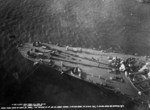 Bow of USS North Carolina while the ship was at New York Navy Yard, Brooklyn, New York, United States, Feb 1942