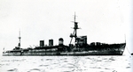 Light cruiser Oi off Kure, Japan, 1923