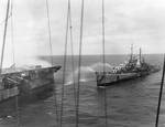 Reno attempted to fight fires aboard Princeton, 24 Oct 1944, photo 2 of 3