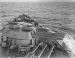 View of the forward section of HMS Rodney, 1940