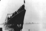 Launching of submarine Runner, Portsmouth Naval Shipyard, Kittery, Maine, United States, 30 May 1942