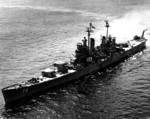 USS Saint Paul in Chongjin harbor, Korea, 23 May 1952