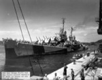 USS San Diego at Yokosuka Naval Base, Japan, 30 Aug 1945, photo 2 of 2
