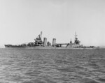 USS San Francisco off Mare Island Navy Yard, California, United States, 15 Feb 1943