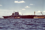 USS Saratoga at Pearl Harbor, US Territory of Hawaii, mid-1942