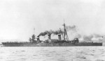 Settsu as radio-controlled target vessel, Kure, Japan, 7 Apr 1940
