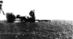 Shoho taking a hit, 7 May 1942