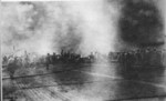 Crew of Shokaku fighting fires during Battle of the Santa Cruz Islands, 26 Oct 1942