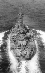 USS South Dakota in Puget Sound, Washington, United States, 21 Aug 1944, photo 3 of 4.