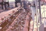 USS Sterlet in drydock, 1966