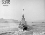 Stern view of USS Sunfish off Mare Island Navy Yard, Vallejo, California, United States, 26 Jul 1945