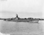 USS Sunfish off Mare Island Navy Yard, Vallejo, California, United States, 1945