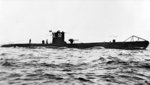 German submarine U-52 surfaced, date unknown