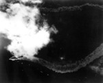 Yamato maneuvering, 7 Apr 1945