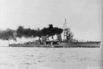Chinese cruiser Pinghai underway, China, Jun 1936